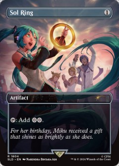 Sol Ring Secret Lair Drop - Hatsune Miku